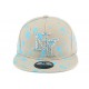 Casquette Enfant Glup Grise et Bleu de 7 à 11 ans Casquette Enfant Hip Hop Honour