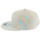 Casquette Enfant Glup Grise et Bleu de 7 à 11 ans Casquette Enfant Hip Hop Honour