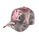 Casquette Baseball Grise et Rose Psycircus ANCIENNES COLLECTIONS divers
