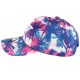 Casquette Baseball Rose et Bleu Tropical CASQUETTES Hip Hop Honour