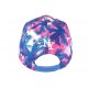 Casquette Baseball Rose et Bleu Tropical CASQUETTES Hip Hop Honour