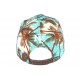 Casquette Baseball Bleu et Marron Tropical ANCIENNES COLLECTIONS divers