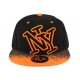 Casquette NY Orange et Noir Tag ANCIENNES COLLECTIONS divers