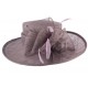 Chapeau Cérémonie Airelle en sisal violet ANCIENNES COLLECTIONS divers