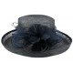 Chapeau mariage bleu marine Bora ANCIENNES COLLECTIONS divers