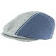 Casquette plate bleue et grise Callisto Mayser CASQUETTES MAYSER