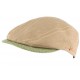 Casquette plate beige et verte Skinny Mayser CASQUETTES MAYSER