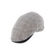 Casquette plate bleue visière cuir Herman ANCIENNES COLLECTIONS divers