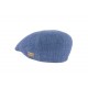 Casquette bleue en lin bec de canard Herman ANCIENNES COLLECTIONS divers