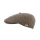 Casquette gavroche Marron en soie Herman ANCIENNES COLLECTIONS divers