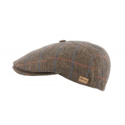 Casquette gavroche Marron en soie Herman ANCIENNES COLLECTIONS divers