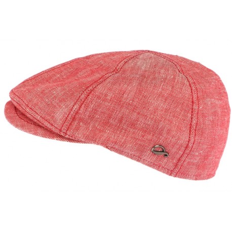 Casquette rouge en lin Memphis Gottmann CASQUETTES Gottmann