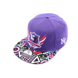 Casquette Snapback NY Violette ANCIENNES COLLECTIONS divers