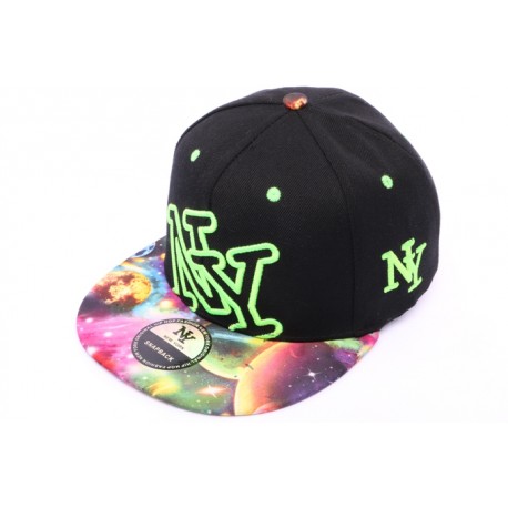 Snapback NY Noire et Verte ANCIENNES COLLECTIONS divers