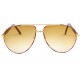 Lunette de soleil aviateur Tendance Marron et Jaune Alkyl LUNETTES SOLEIL Eye Wear