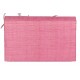 Pochette Mariage Falbala Sisal rose avec fleur rose ANCIENNES COLLECTIONS divers