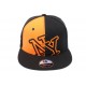 Snapback NY noir et orange ANCIENNES COLLECTIONS divers