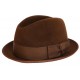 Chapeau feutre Christys' Sportsman narrow marron ANCIENNES COLLECTIONS divers