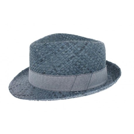 Chapeau de paille Jagger Bleu ANCIENNES COLLECTIONS divers