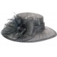 Chapeau cérémonie Clématite en sisal marine ANCIENNES COLLECTIONS divers