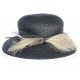 Chapeau cérémonie Lena en mottled marine et beige ANCIENNES COLLECTIONS divers