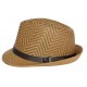 Trilby Stewart Tabac et Marron taille unique ANCIENNES COLLECTIONS divers