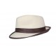 Chapeau de paille Florence Ecru et Gris ANCIENNES COLLECTIONS divers