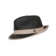 Chapeau de paille Florence Marron et blanc ANCIENNES COLLECTIONS divers