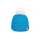 Bonnet Ice Bleu Pompon Blanc ANCIENNES COLLECTIONS divers