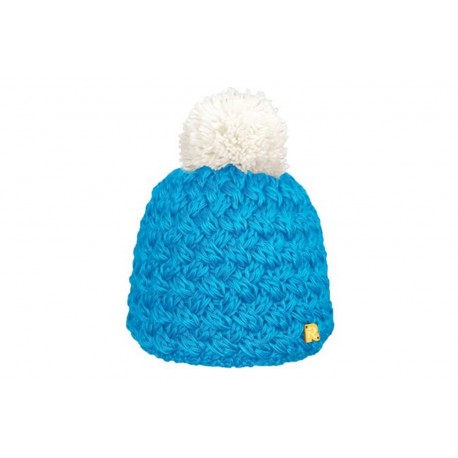 Bonnet Ice Bleu Pompon Blanc ANCIENNES COLLECTIONS divers