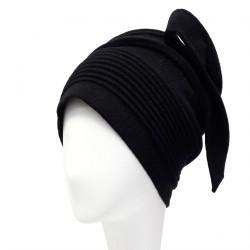 Bonnet laine Noir Maeronne par Céline Robert ANCIENNES COLLECTIONS divers