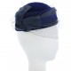 Chapeau Bibi Rond Bleu Kittle marque Céline Robert ANCIENNES COLLECTIONS divers