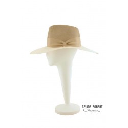 Chapeau cérémonie Nardet papier panama crème blanchi ANCIENNES COLLECTIONS divers