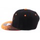 Casquette Enfant Noire et tag Orange de 8 à 11 ANS ANCIENNES COLLECTIONS divers