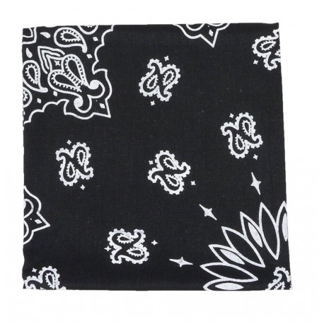 Carré Imprimé Bandana Noir ANCIENNES COLLECTIONS divers