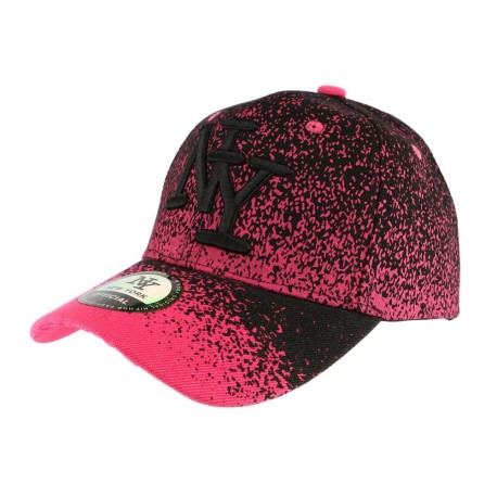 Casquette baseball rose et noire Wave ANCIENNES COLLECTIONS divers