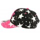 casquette baseball enfant rose et noir Etoile 7 a 12 ans ANCIENNES COLLECTIONS divers