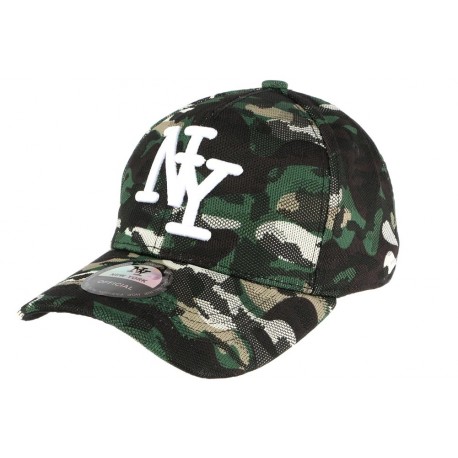 Casquette Baseball Camouflage Forest ANCIENNES COLLECTIONS divers