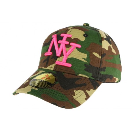 Casquette Baseball Camouflage marron Minsk CASQUETTES Hip Hop Honour