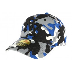 Casquette baseball Camouflage gris bleu Essaouira ANCIENNES COLLECTIONS divers