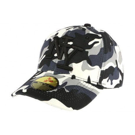 Casquette Baseball Camouflage Noir Beige Essaouira ANCIENNES COLLECTIONS divers