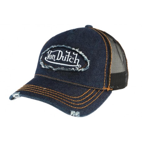 Casquette Von Dutch Bleu Jean Appollon ANCIENNES COLLECTIONS divers