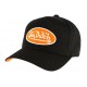 Casquette baseball Von Dutch Noir et Orange Manor ANCIENNES COLLECTIONS divers