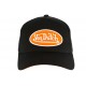 Casquette baseball Von Dutch Noir et Orange Manor ANCIENNES COLLECTIONS divers