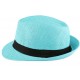 Chapeau Paille Enfant Bleu Ciel Mylko 6 a 11 ans Chapeau Enfant Nyls Création