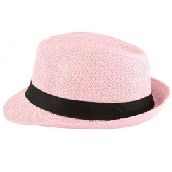 Chapeau Paille Enfant Rose Mylko 6 a 11 ans Chapeau Enfant Nyls Création