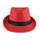 Chapeau Paille Enfant Rouge Mylko 6 a 11 ans Chapeau Enfant Nyls Création