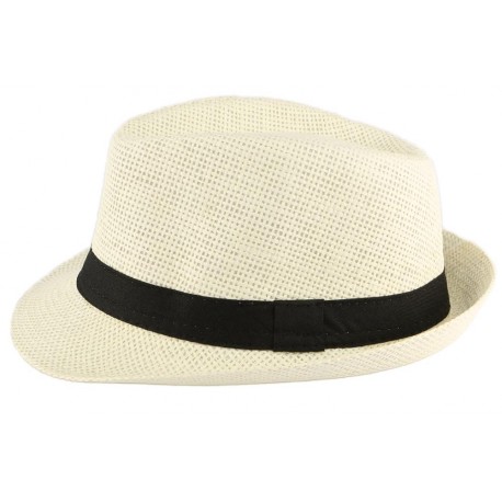 Chapeau Trilby Enfant Jinotega Beige Paillettes Coton - Barts