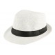 Chapeau Paille Enfant Blanc Mylko 6 a 11 ans Chapeau Enfant Nyls Création