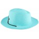 Chapeau enfant Bleu Ciel Wayne 5 a 10 ans Chapeau Enfant Nyls Création